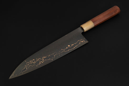 Nguyen Thi Luyen 52100 Cu-Mai Gyuto 240 mm / Wooden Handle with Buffalo Horn Ferrule