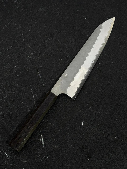 NIGARA AOGAMI SUPER STAINLESS CLAD TSUCHIME GYUTO 210 / EBONY HANDLE