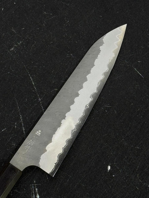 NIGARA AOGAMI SUPER STAINLESS CLAD TSUCHIME GYUTO 210 / EBONY HANDLE