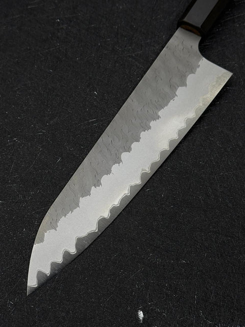 NIGARA AOGAMI SUPER STAINLESS CLAD TSUCHIME GYUTO 210 / EBONY HANDLE