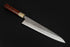 Hatsukokoro Yoshikane SKD Nashiji Gyuto 240 / Bubinga Burl drška, White Buffalo Horn