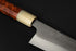 Hatsukokoro Yoshikane SKD Nashiji Gyuto 240 / Bubinga Burl drška, White Buffalo Horn