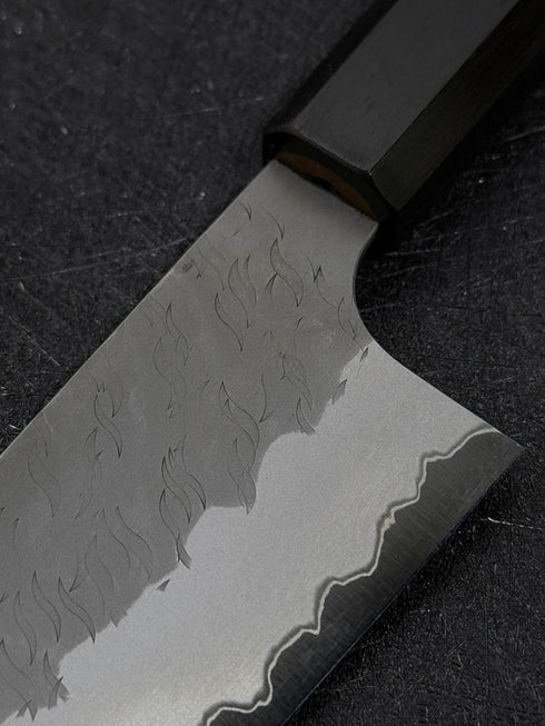 NIGARA AOGAMI SUPER STAINLESS CLAD TSUCHIME GYUTO 240 / EBONY HANDLE