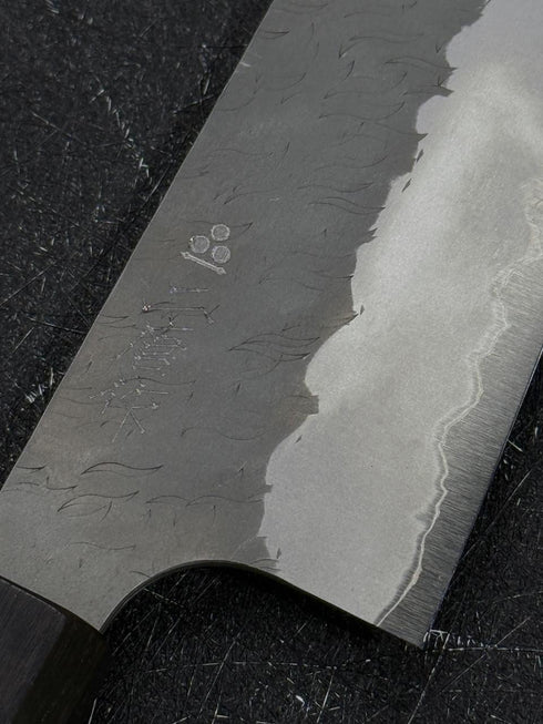 NIGARA AOGAMI SUPER STAINLESS CLAD TSUCHIME GYUTO 240 / EBONY HANDLE
