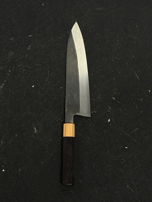 ISAMITSU ABE SHIROGAMI #1 STAINLESS CLAD KUROUCHI GYUTO 210