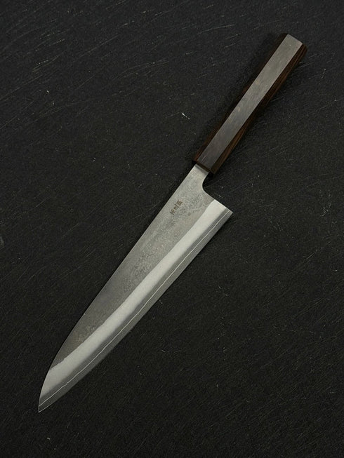 HATSUKOKORO YOSHIKANE SKD12 NASHIJI GYUTO 240 / OCTAGONAL EBONY HANDLE