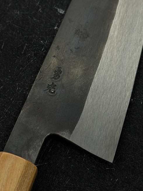 ISAMITSU ABE SHIROGAMI #1 STAINLESS CLAD KUROUCHI GYUTO 210