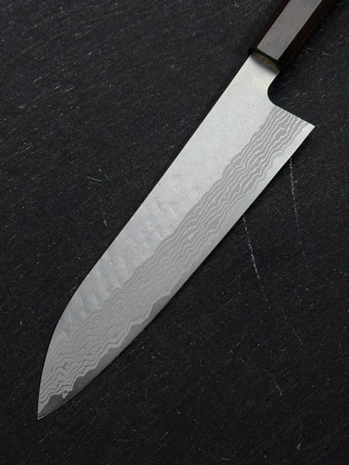 NIGARA VG10 DAMASCUS TSUCHIME GYUTO 240 MM / EBONY HANDLE