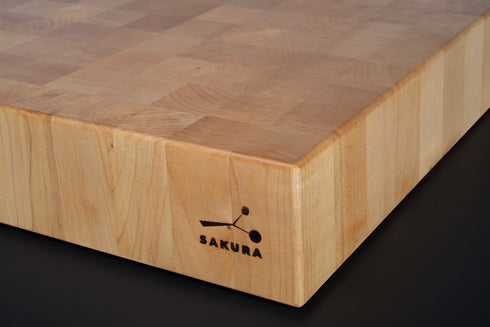 XXL DRVENI BLOK JAVOR / KONSTRUKCIJA END GRAIN / 500 X 380 X 90 mm