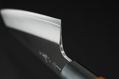 YAMATO MIYAWAKI VG10 MIGAKI STAINLESS CLAD BUNKA 160 MM / BUBINGA HANDLE / BRASS FERRULE