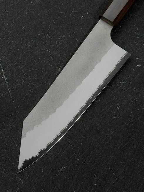 NIGARA AOGAMI SUPER STAINLESS CLAD NASHIJI BUNKA 180 MM / EBONY HANDLE