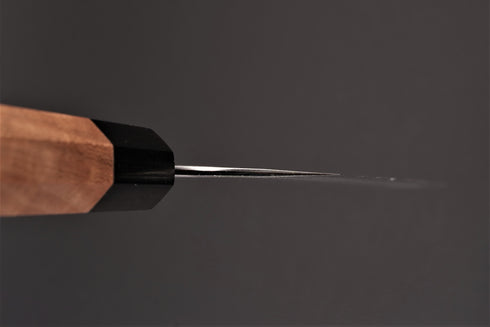 YOSHIMI KATO GYUTO 240 AOGAMI SUPER NASHIJI STAINLESS CLAD