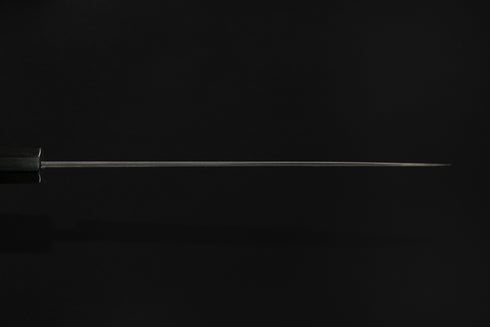 Nguyen Thi Luyen 52100 Cu-Mai Gyuto 240 mm / Ebony Handle with Buffalo Horn Ferrule