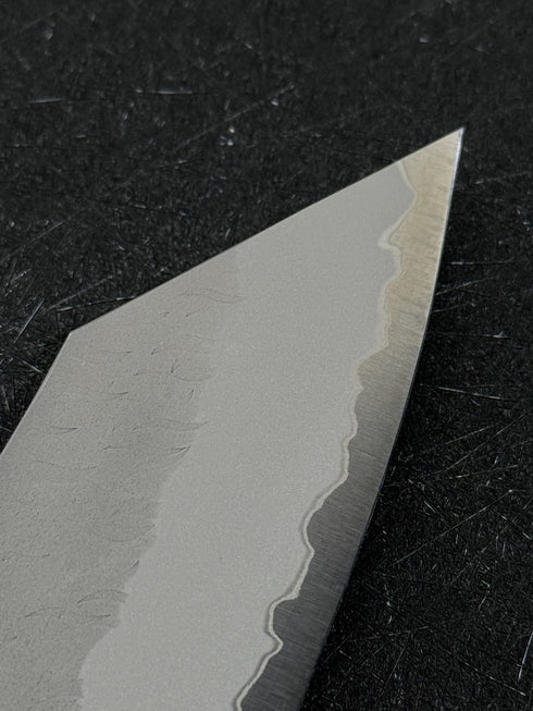 NIGARA AOGAMI SUPER STAINLESS CLAD NASHIJI BUNKA 180 MM / EBONY HANDLE