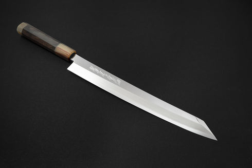 YOSHIHIRO GINSAN HON-KASUMI MIRROR FINISHED KIRITSUKE YANAGI 300