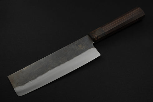 'FBH' NAKIRI 180 MM / KUROUCHI 5160 ČELIK / DRŠKA OD EBANOVINE