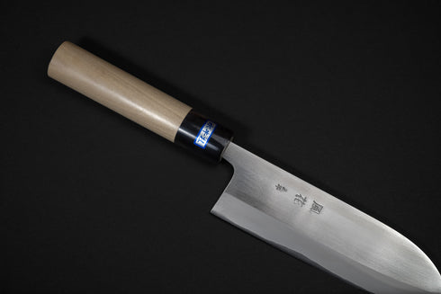 GIHEI FUUKA HAP40 POWDERED STEEL SANTOKU 165 STAINLESS CLAD