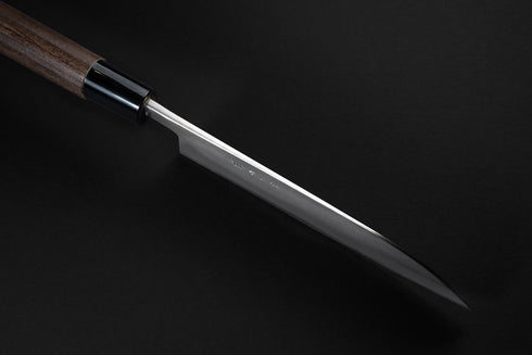 GIHEI BLUE NO.2 STAINLESS CLAD SANTOKU 165 SATIN FINISH