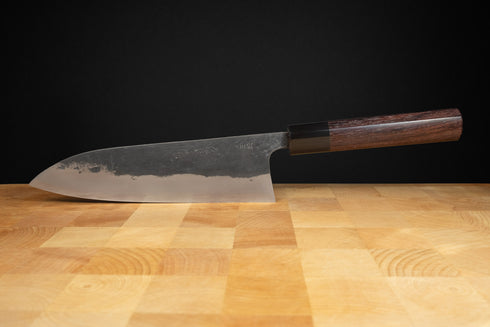 MATSUBARA WHITE NO. 1 KUROUCHI STAINLESS CLAD GYUTO 210 / DRŠKA POLU-OVALNO RUŽINO DRVO