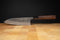 MATSUBARA BLUE NO. 2 NASHIJI STAINLESS CLAD GYUTO 180 MM / DRŠKA POLU-OVALNO RUŽINO DRVO