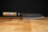 GIHEI BLUE NO.2 BLACK FORGED GIHIRA KIRIMEI SANTOKU 165