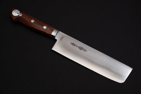HAYASHI KOGYO SHIRASAGI NO HANA SLD NAKIRI 165 MM MAHOGANY PATTERN