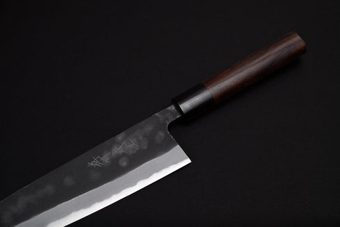 SHIRO KAMO AOGAMI NO.2 KUROUCHI GYUTO 215 MM