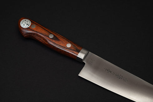HAYASHI KOGYO SHIRASAGI NO HANA SLD GYUTO 180 MM MAHOGANY PATTERN