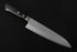 KUNIO MASUTANI VG-10 SAIRYU DAMASCUS GYUTO 180 MM / HANDLE BLACK PAKKA WOOD