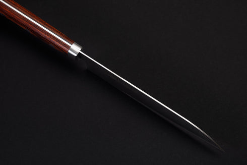 HAYASHI KOGYO SHIRASAGI NO HANA SLD SANTOKU 170 MM MAHOGANY PATTERN