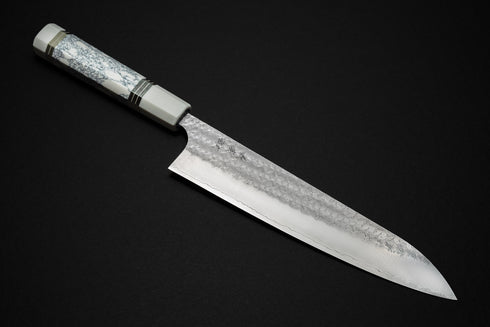 YOSHIMI KATO R2/SG2 'MINAMO' TSUCHIME GYUTO 210 MM