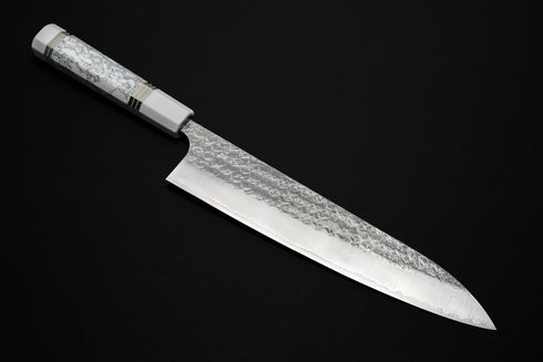 YOSHIMI KATO R2/SG2 'MINAMO' TSUCHIME GYUTO 240 MM