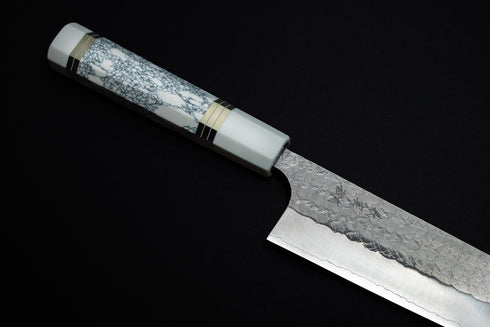 YOSHIMI KATO R2/SG2 'MINAMO' TSUCHIME GYUTO 210 MM