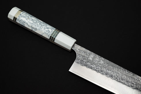 YOSHIMI KATO R2/SG2 'MINAMO' TSUCHIME GYUTO 240 MM