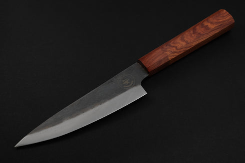 'FBH' PETTY NOŽ 160 MM / KUROUCHI 5160 STEEL / DRŠKA OD EGZOTIČNOG DRVA U NARANČASTOM TONU