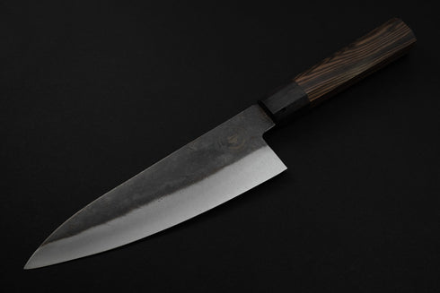 'FBH' ŠEFOV NOŽ VISOKI GYUTO 190 MM / KUROUCHI 5160 ČELIK / DRŠKA OD EBANOVINE