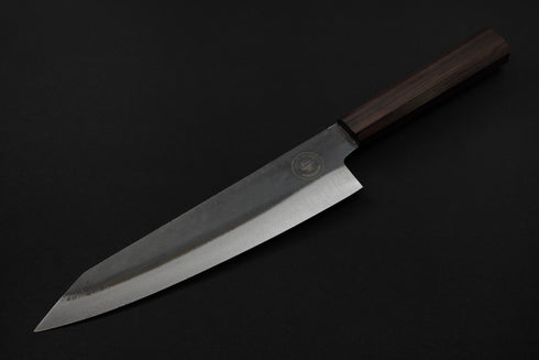 'FBH' ŠEFOV NOŽ KIRITSUKE-GYUTO 210 MM / KUROUCHI 5160 ČELIK / DRŠKA OD EBANOVINE