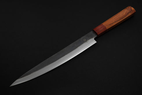 'FBH' NOŽ ZA PRŠUT 240 MM / KUROUCHI 5160 ČELIK / DRŠKA OD EGZOTIČNOG DRVA