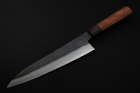 'FBH' ŠEFOV NOŽ GYUTO 215 MM / KUROUCHI 5160 ČELIK / DRŠKA OD EGZOTIČNOG DRVA