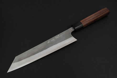MATSUBARA AOGAMI #2 NASHIJI KIRITSUKE GYUTO 210 MM STAINLESS CLAD / DRŠKA OD EBANOVINE