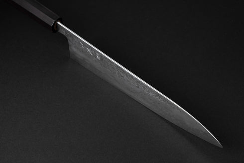 Yoshihide Masuda Blue #1 Damascus Gyuto 210 Ebony Handle