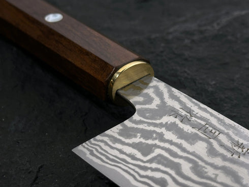 Xinguo ATS-34 Nickel Damascus Gyuto 240 Desert Ironwood Handle