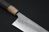 KONOSUKE FUKU SLD NASHIJI GYUTO 240 MM / HANDLE EBONY - MARBLE HORN FERRULE END CAP