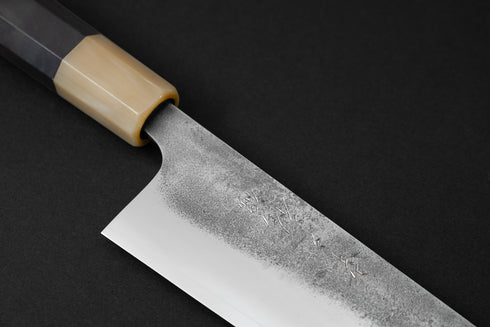 KONOSUKE FUKU SLD NASHIJI GYUTO 240 MM / HANDLE EBONY – WHITE BUFFALO HORN
