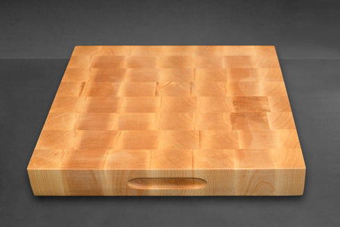 JAVOR END GRAIN DRVENI BLOK 38X38X5 CM / A KLASA