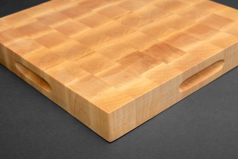 JAVOR END GRAIN DRVENI BLOK 38X38X5 CM / A KLASA