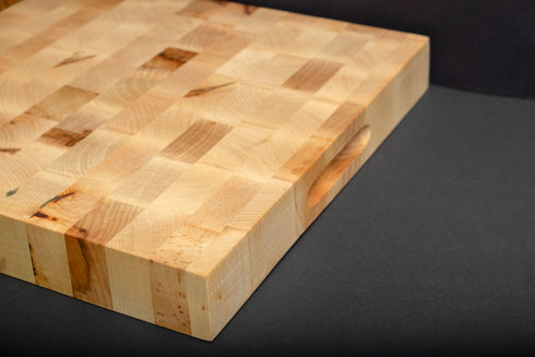 JAVOR END GRAIN DRVENI BLOK 38X38X5 CM / B KLASA