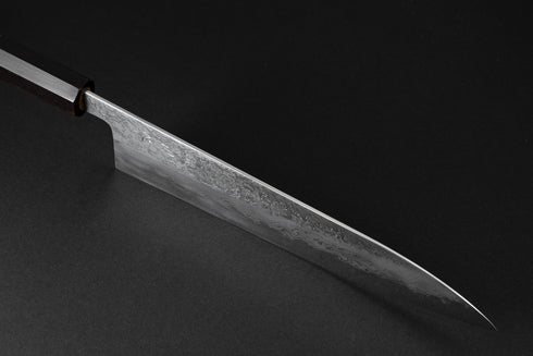 Yoshihide Masuda Blue #1 Damascus Gyuto 240 Ebony Handle