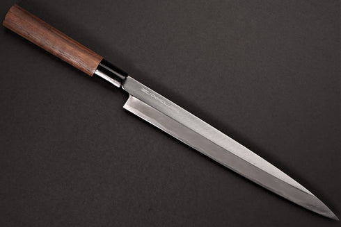 MICHIKUNI TOKAJI (ZAKURI) SINGLE EDGED BLUE 2 MASAO YANAGIBA KNIFE 270 MM MIGAKI HONED EDGE