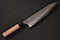 YOSHIMI KATO SILVER NO.3 NASHIJI GYUTO 210 CHERRY WOOD
